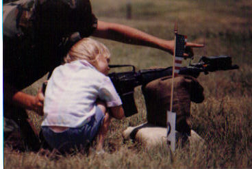 'Ready, Aim, ...'  (M16)