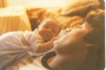 Just One Week Old (w/Daddy)