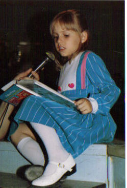 Reading Snow White for Kindergarten Graduation